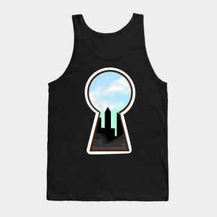 Keyhole Silhouette Tank Top